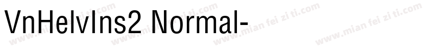 VnHelvIns2 Normal字体转换